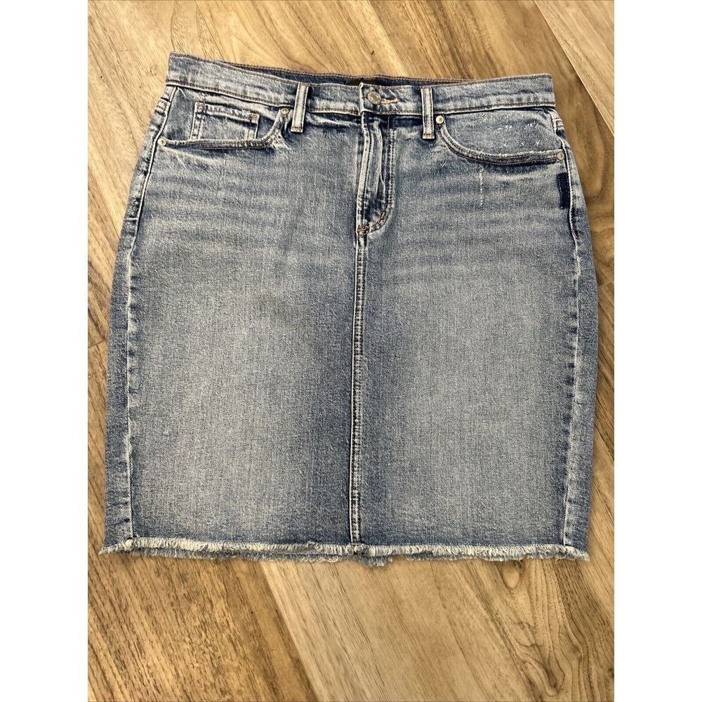 Silver Jeans Women's Blue Mini Skirt